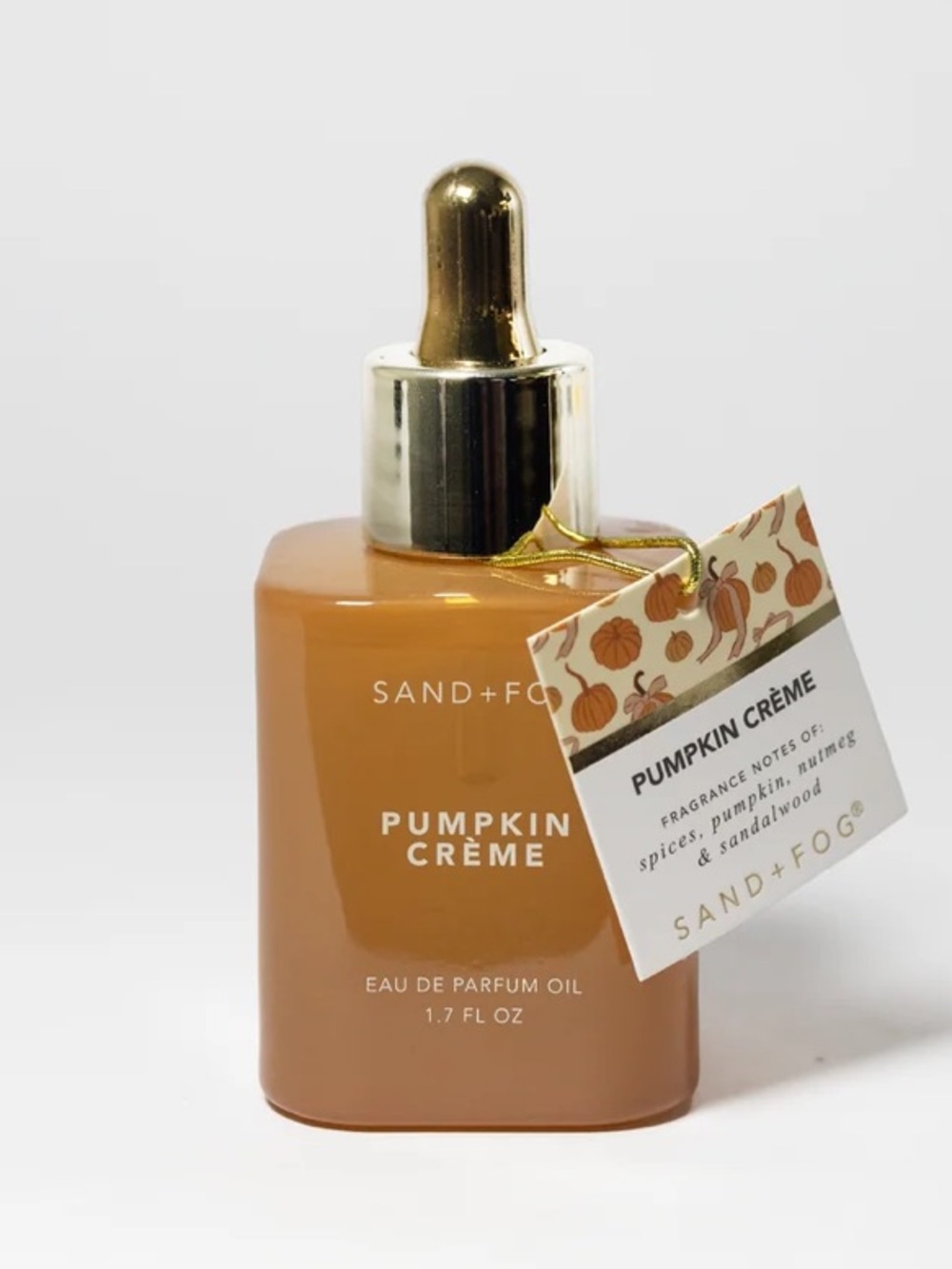 SAND + FOG Pumpkin Crème Perfume Oil Dropper - 1.7 FL OZ (50 ML)
